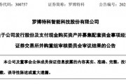 突變！市值超300億元的羅博特科重大資產(chǎn)重組，暫緩審議！