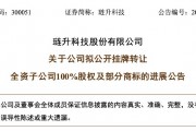 再次掛牌！璉升科技擬1684萬元轉讓全資子公司股權及商標，多年凈利虧損