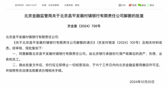 最新批復(fù)！逾20家中小金融機(jī)構(gòu)解散