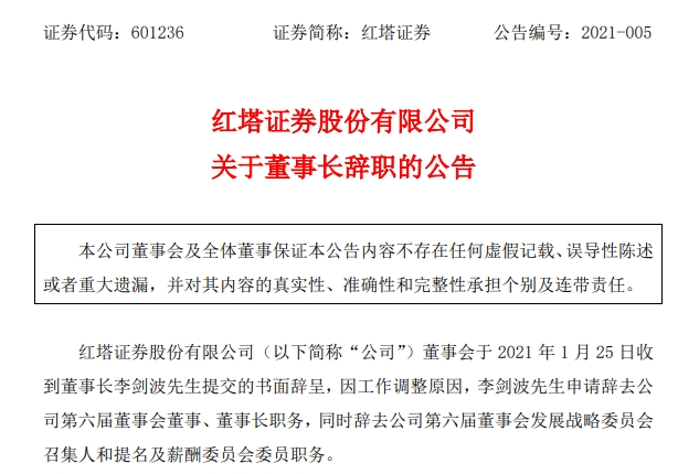 紅塔證券原董事長(zhǎng)受賄267萬(wàn)，多次為他人安排工作打招呼