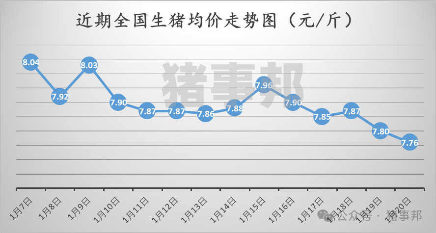 1月20日豬價(jià)匯總（多數(shù)延續(xù)跌勢(shì)?。?></p>
<p><p style=