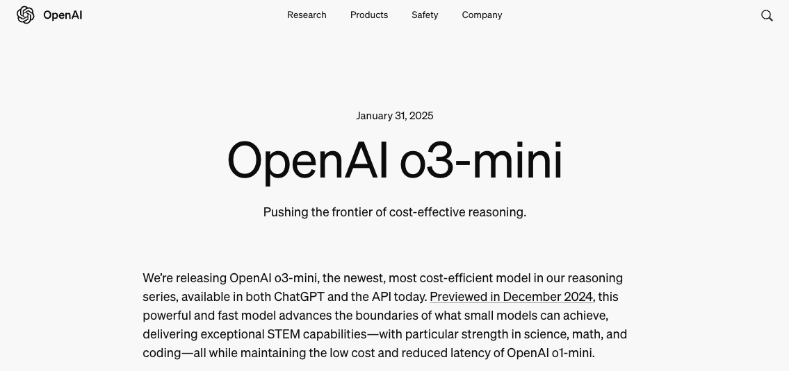 最新！OpenAI上架推理模型o3-mini，首次向免費用戶開放！AIME測試中，o3-mini最高準確率達87.3%