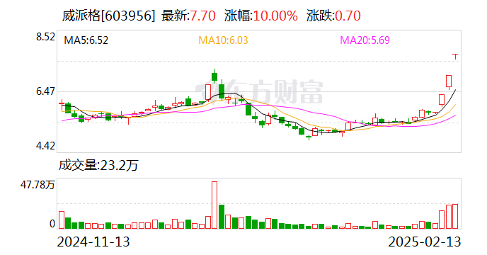 威派格：未與DeepSeek簽署服務合作協議